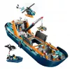 Juguete de construcción LEGO City barco de expedición ártica 60368 — 815 piezas, 7+ años, incluye 4 minifiguras
