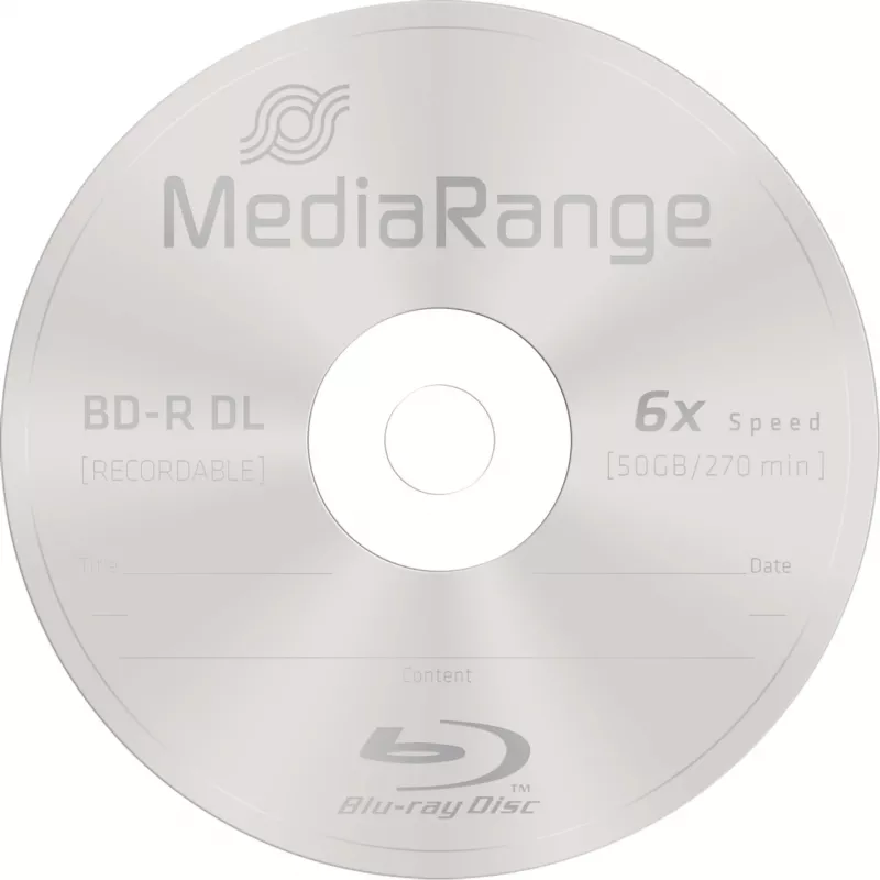 BD-R DL MediaRange MR508 50 GB 25 uds.