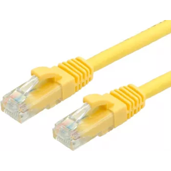 VALUE - cable de parcheo - RJ-45 (M) a RJ-45 (M) - 1,5 m - UTP - CAT 6a - moldeado - amarillo, RAL 1004 (21.99.1482)