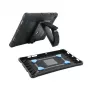 Mobilis PROTECH - Tapa trasera para tablet - con soporte y correa de mano, reforzada - Negro - para Apple iPad de 10,9 pulgadas (10.ª generación) (067009)