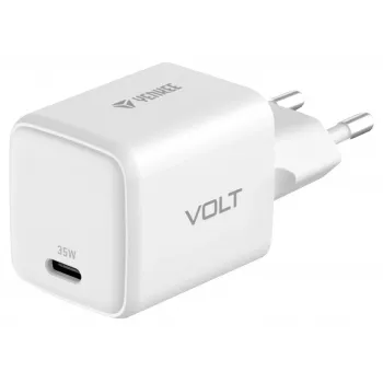 Cargador de pared USB-C 35W 3A Power Delivery 3.0 QC 3.0 blanco