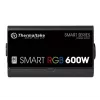 Thermaltake SMART RGB PS-SPR-0600NHSAWE-1 - Fuente de alimentación (interna) - ATX12V 2.3 - 80 PLUS - AC 230 V - 600 Watt - PFC activo - negro