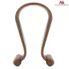 MC-815W, soporte para auriculares, madera, 400 g, nogal