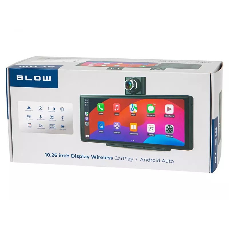 Estación multimedia BLOW Wireless CarPlay5.0 Modelo 78-430# – unidad multimedia inalámbrica Apple CarPlay para coche