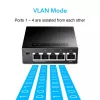 Switch de Red Cudy GS105 — 5 Puertos Gigabit Ethernet (10/100/1000), Negro, Fuente de Alimentación 5 V DC Incluida