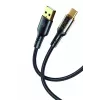Cable de datos USB Type-C Tellur TLL155711, intensidad de corriente 3A, 100 cm, negro