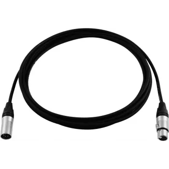 Cable DMX XLR de 5 pines PSSO, conector Neutrik, 3 m de longitud