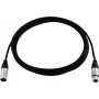 Cable DMX XLR de 5 pines PSSO, conector Neutrik, 3 m de longitud