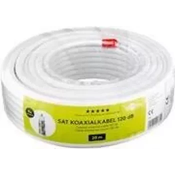 Wentronic 49760 cable coaxial blanco