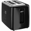 Tostadora eléctrica, negra, 220-240V, 50-60Hz, 780-930W, 2 ranuras, 3 modos, 7 niveles de tostado