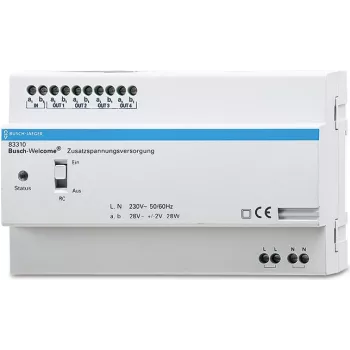 BUSCH JAEGER 83310 - Portero automático - Estación interior - 230 V - 50/60 Hz - 28 V - Blanco