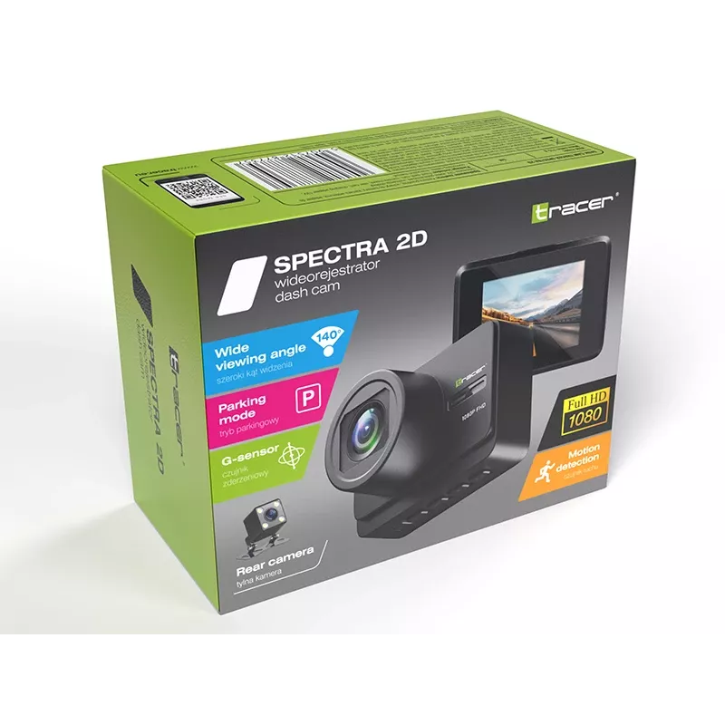 Dashcam TRACER Tracer Spectra 2D — videograbador compacto para coche