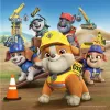 Conjunto de puzles infantiles Ravensburger Rubble & Crew vehículos de trabajo — 3 puzles × 49 piezas