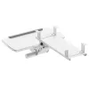 Soporte de teclado MACLEAN MC-156 W — bandeja regulable bajo mesa, carga máx. 5 kg