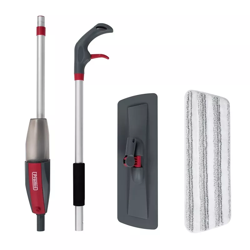 Fregona de spray PROMIS, gris-rojo