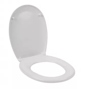 Asiento de inodoro Beldray LA030252UFFEU7 — antibacteriano, diseño fácil de limpiar