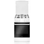 Cocina independiente Amica SHM51071W eléctrica gas blanca 4 zonas de gas 63L