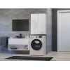 Armario de almacenamiento de baño Topeshop POLA MINI DD blanco brillo blanco