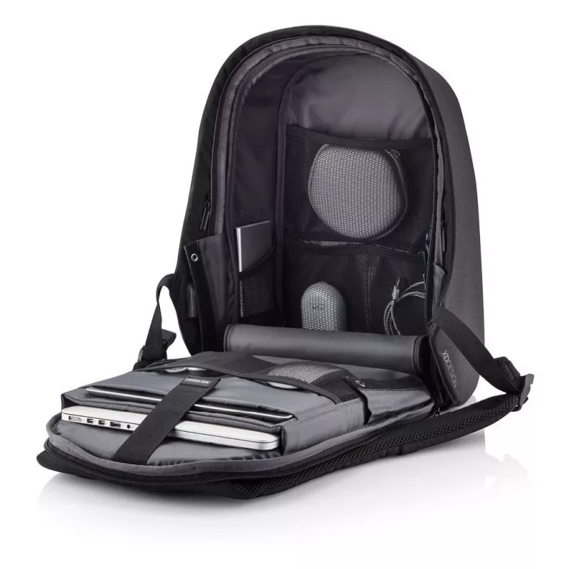 Mochila XDDESIGN P705.291 Anthracite — 18 L, compartimentos para portátil y tablet, cremallera principal con cierre