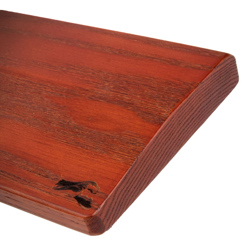 Reposamuñecas para teclado Glorious, compacto, madera - marrón rojizo