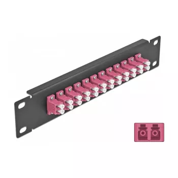 Panel de parcheo de fibra óptica DeLOCK 10