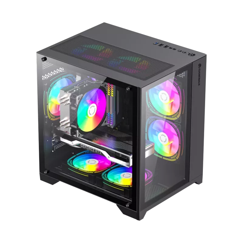 Gamemax | Caja | INFINITY MINI BK | M-ATX