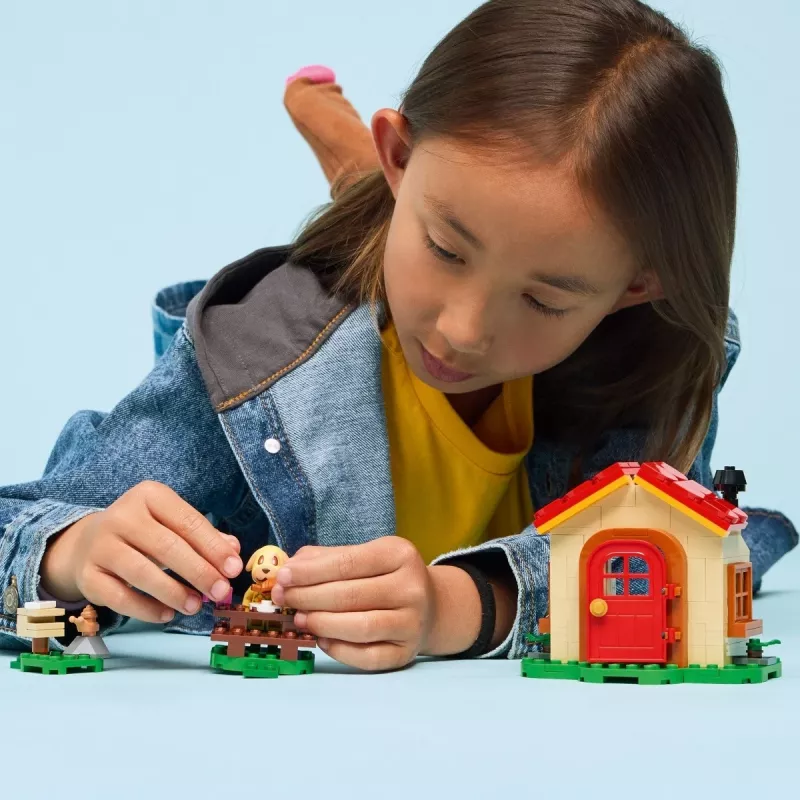 Juguete de construcción LEGO Animal Crossing Gemütliches Haus 77058, 149 piezas, 1 minifigura, tamaño 120×90×70 mm
