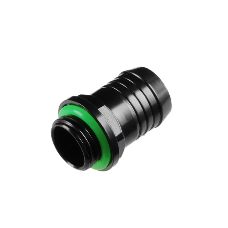 Bitspower BP-MBWP-C01 Conector recto G1/4 macho a ID 13 mm, Negro mate