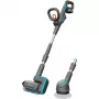 Limpiador multiusos a batería AquaBrush Universal 18V P4A, limpiador de suelos duros Gris/Turquesa, batería de Li-Ion 2,5Ah P4A, POWER FOR ALL ALLIANCE
