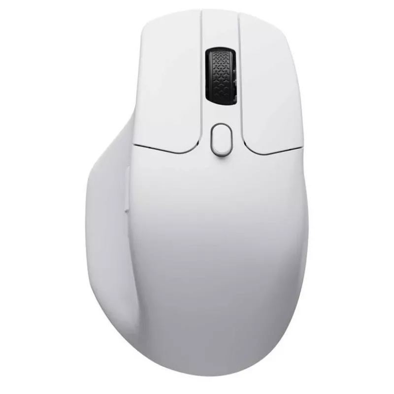 Ratón Keychron M6 para diestros RF inalámbrico + Bluetooth + USB-C óptico 30000 DPI blanco