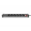 Digitus Regleta de enchufes de oficina de 6 tomas con 3 puertos USB cable de 1,5 m