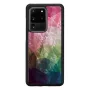 Funda protectora para móvil iKins para Samsung Galaxy S20 Ultra — flor acuática negro