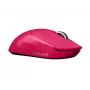 Logitech PRO X SUPERLIGHT ratón inalámbrico magenta ratón (910-005957)