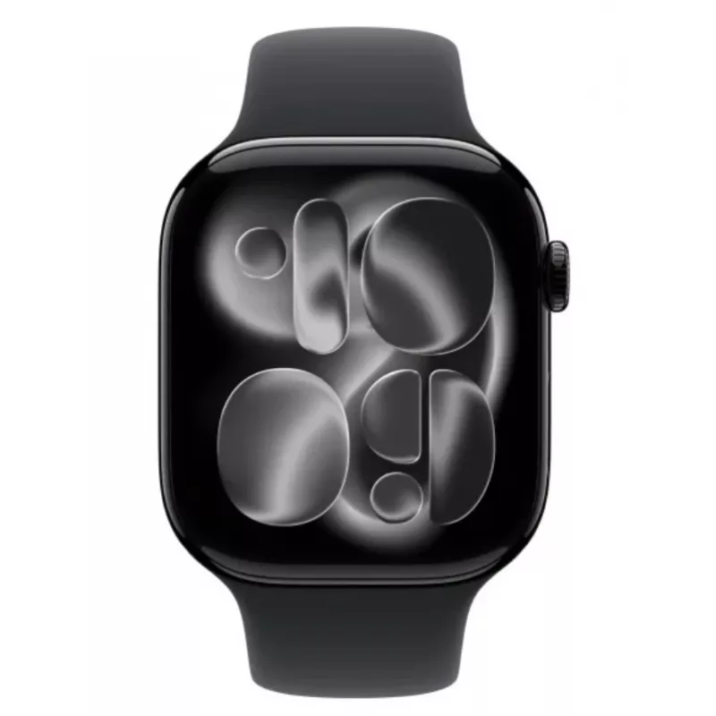 Watch Series 11 GPS 46mm Jet Black Aluminium Case con Black Sport Band – S/M