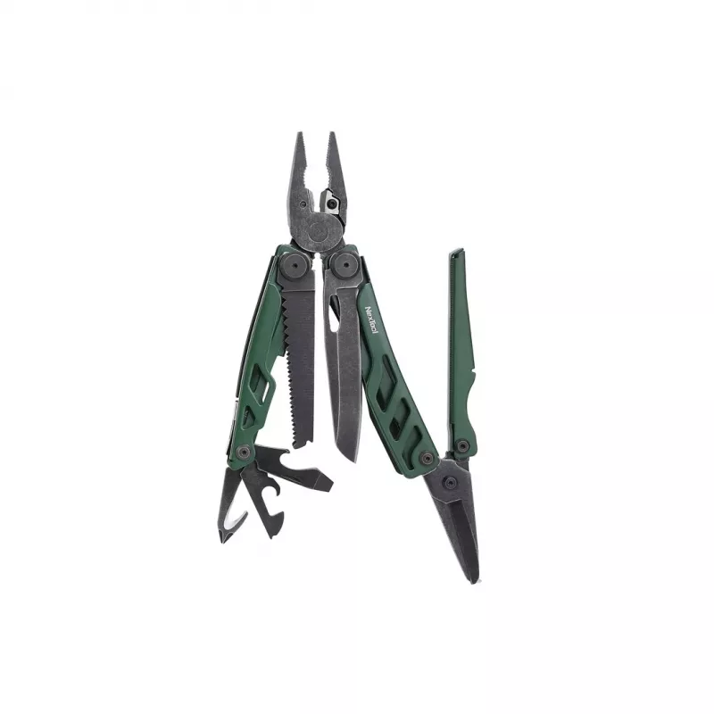 NexTool FLAGSHIP Pro NE20278 multiusos 16-en-1, verde + funda de cinturón