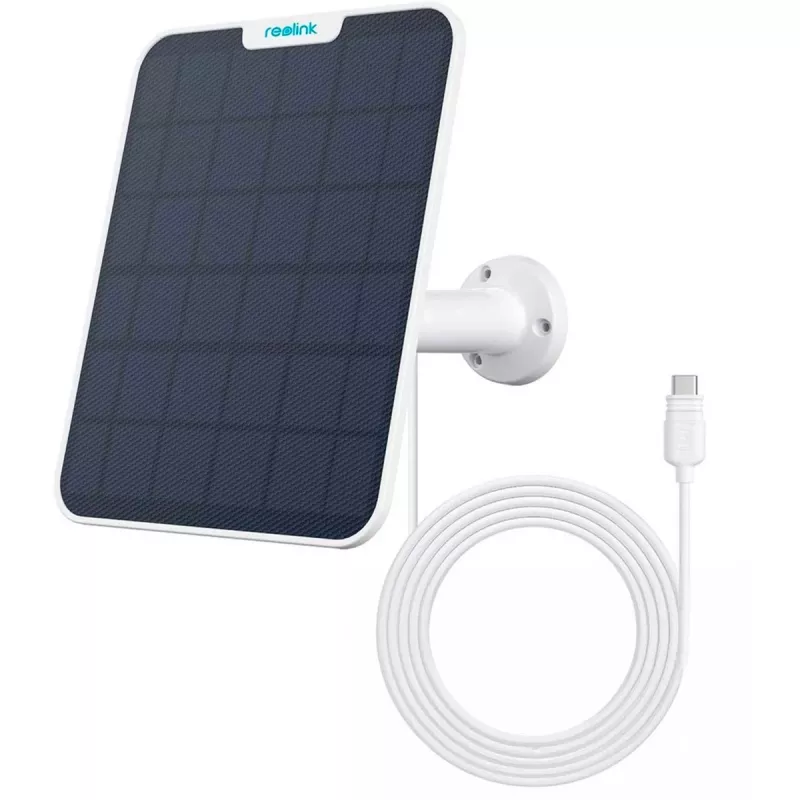 Panel solar Reolink 2 cámara a batería 6W USB Type-C IP65
