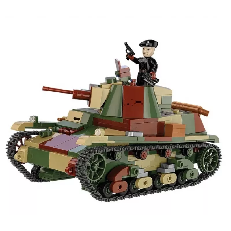 Bloques de construcción Cobi Tanque ligero 7TP modelo, 669 piezas, COBI-2661