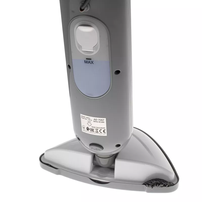 Limpiador a vapor Adler AD 7057 1300W 0,38L blanco/gris