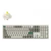 Teclado mecánico Keychron Q6M-P4 — Full-size 100% con cable e inalámbrico (USB, RF, Bluetooth 5.1), retroiluminación RGB, blanco, USB-C