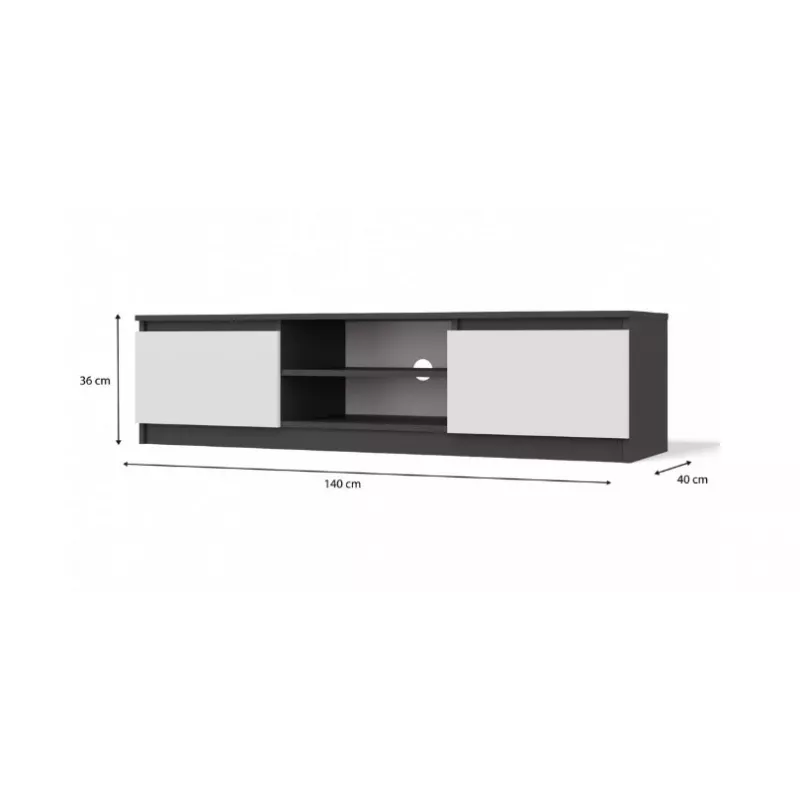 RTV 140 MALWA antracita/blanco