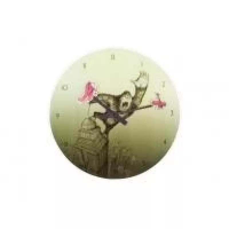 Reloj NeXtime 8633 King Kong, Ø43 cm, pared, verde