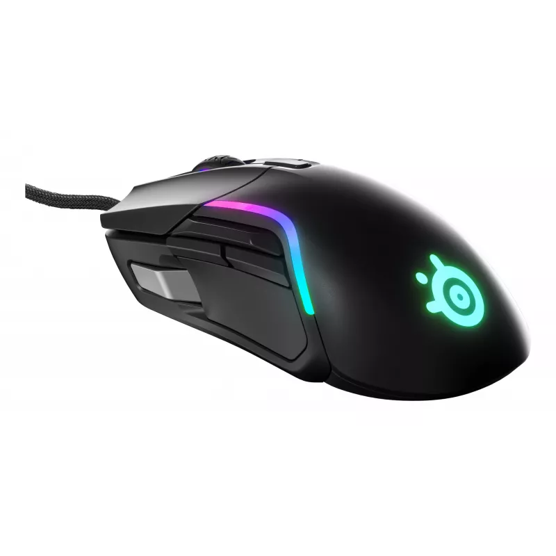 SteelSeries Rival 5 ratón gaming, negro, 18000 DPI, USB