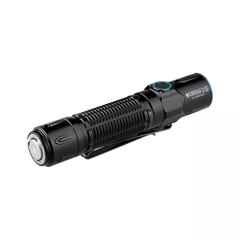 Linterna táctica de mano olight Warrior 3S — LED 2300 lm, alcance 300 m, IPX8, 21700 Li-Ion 5000 mAh