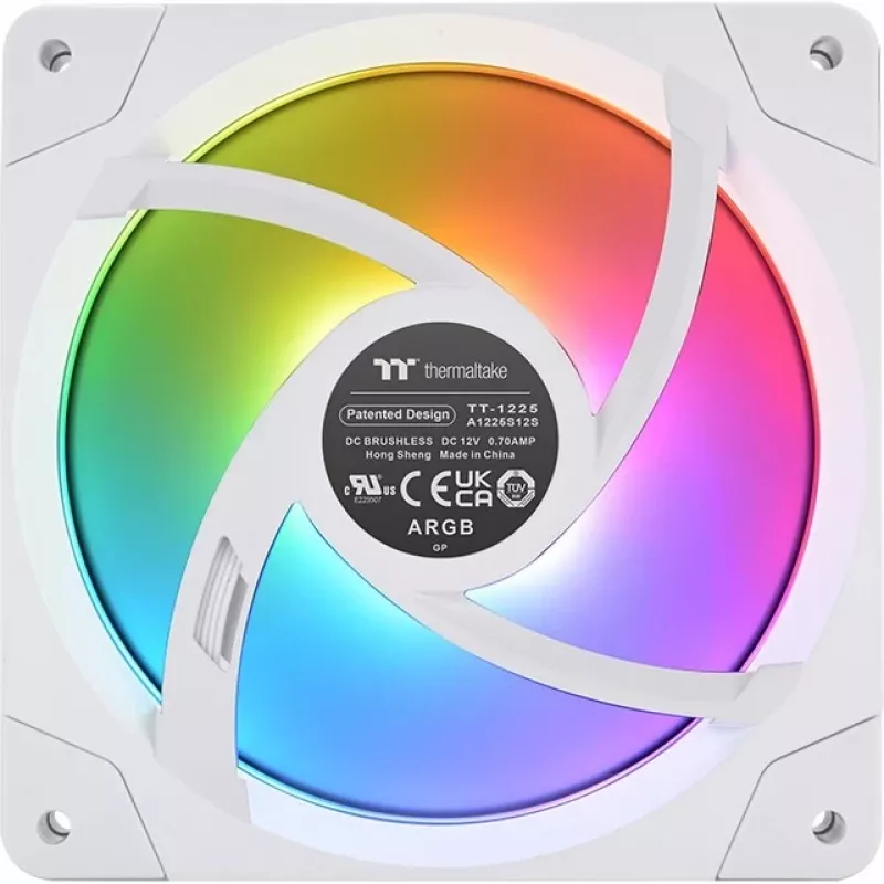 Thermaltake SWAFAN EX14 ARGB Sync ventiladores de refrigeración para PC, pack de 3, blanco, TT Premium Edition, 140 mm