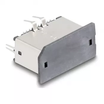Conector de cable DeLOCK 67193 USB Type-E negro plata conector hembra