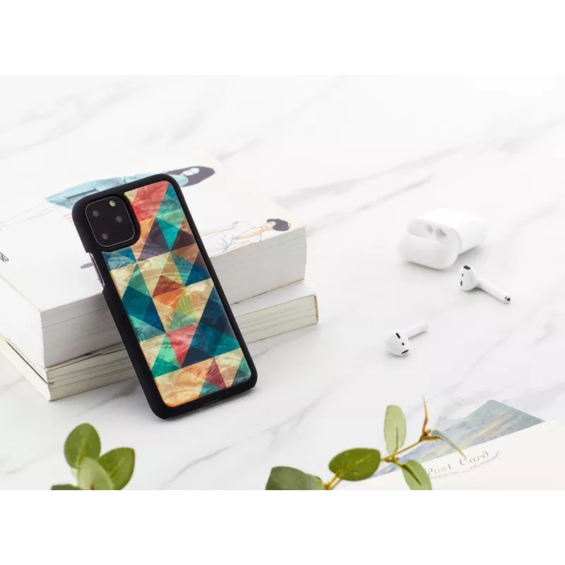 Funda para smartphone iKins para iPhone 11 Pro – funda protectora Mosaic negra