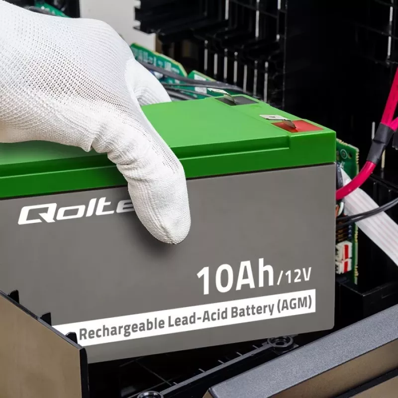 Batería AGM 12V 10Ah sin mantenimiento para SAI