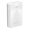 Grandstream GWN7661E punto de acceso Wi-Fi 6 de pared empotrable, AX3000, doble banda 2,4/5 GHz, 3 Gbps, MU-MIMO, PoE/PoE+, puertos Gigabit, 256 clientes