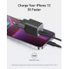 Cargador de CA para interiores Anker 511 Nano 3 — 30W, 1× USB-C, 100–240V, negro