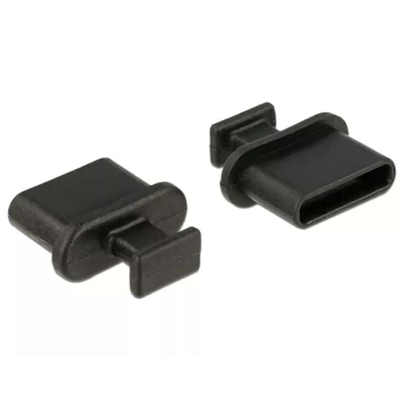 Tapa protectora para conector hembra DeLOCK 64013 USB Type-C negro